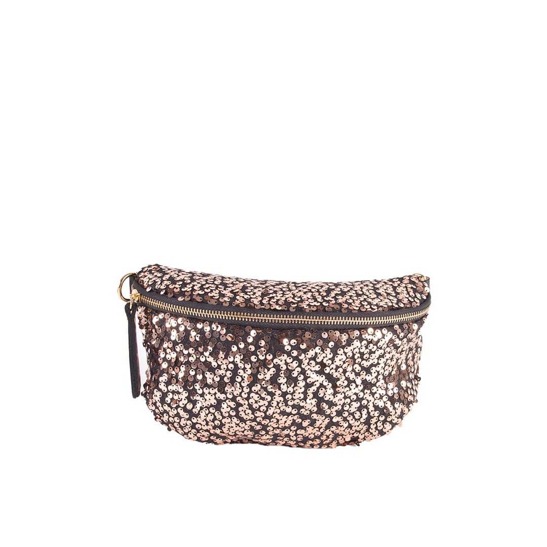 COOSZ_ heuptassen met pailletten groen