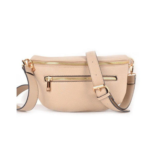 COOSZ_lederen heuptassen Taupe