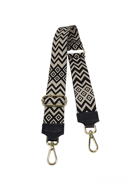 Bagstrap zwart creme