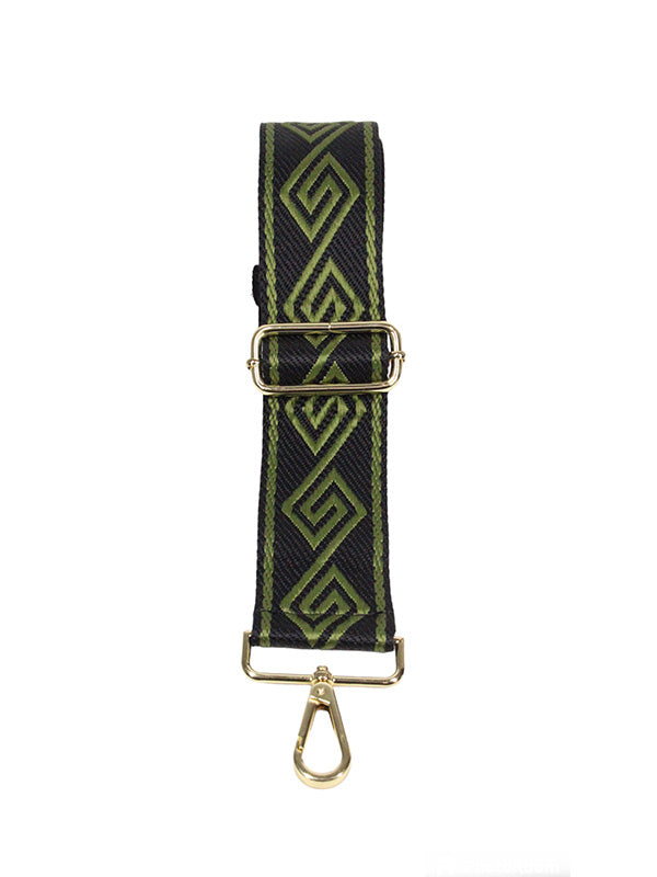 Bagstrap Zwart met Groen
