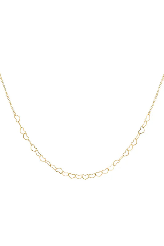 Ketting linked hearts