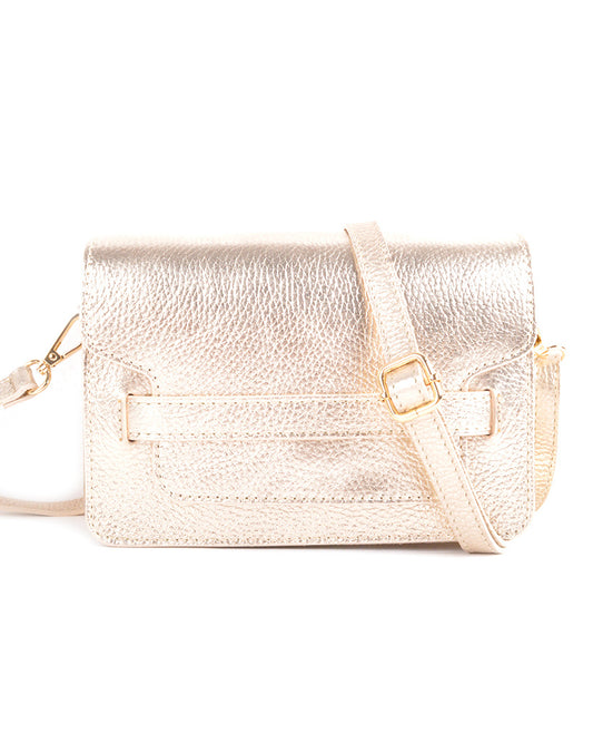 Schoudertas metallic