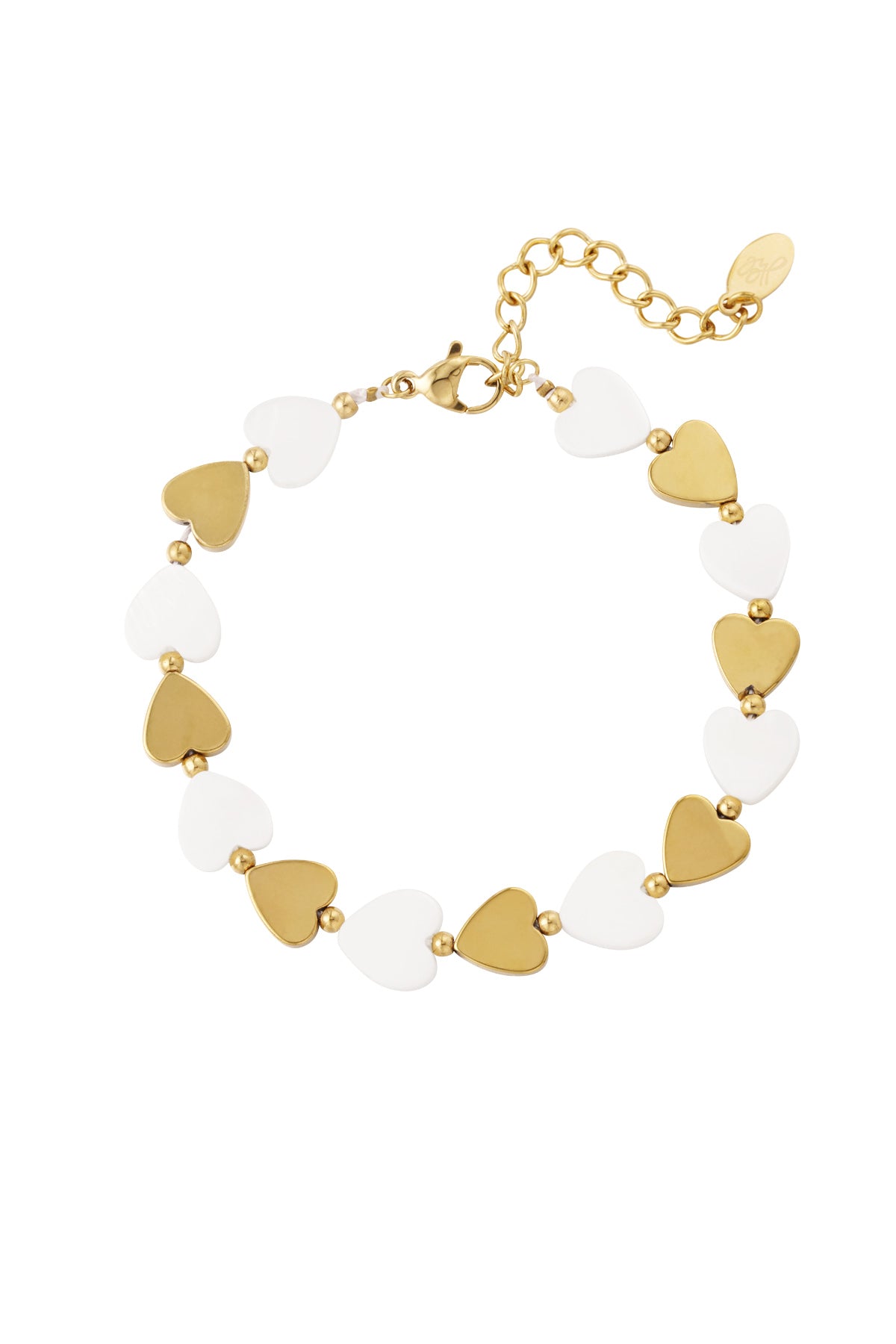 Armband zeeschelp hartjes