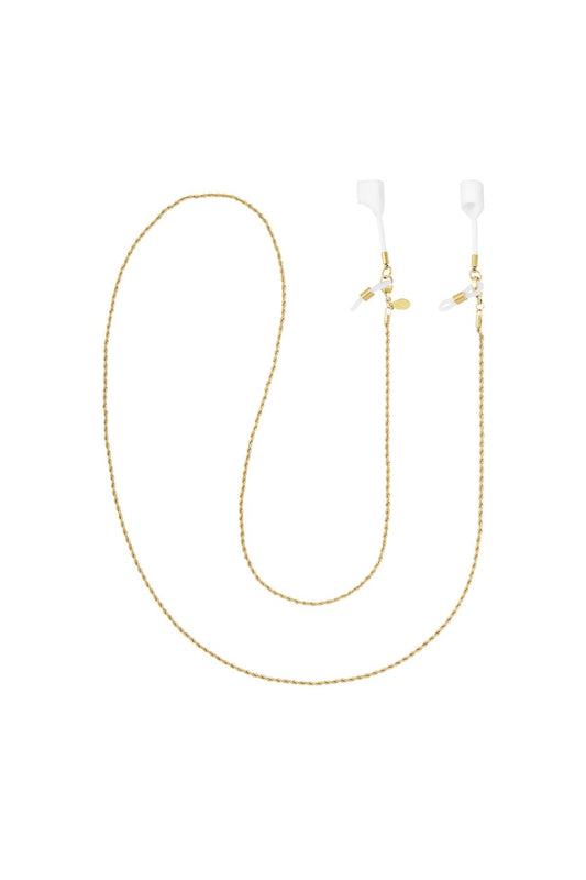 Zonnebril-/airpods koord -  Gedraaid Goud