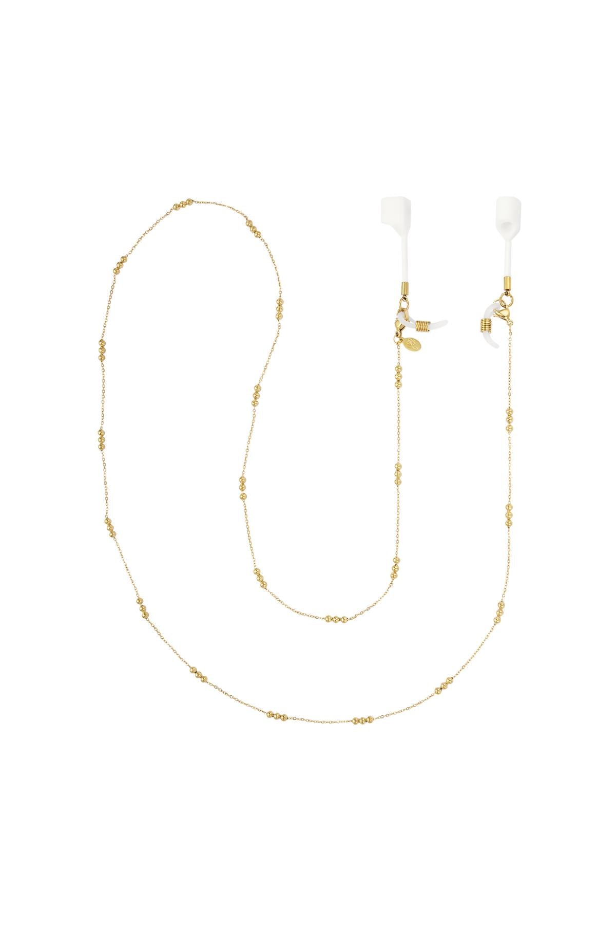 Zonnebril-/airpods koord - Details Goud