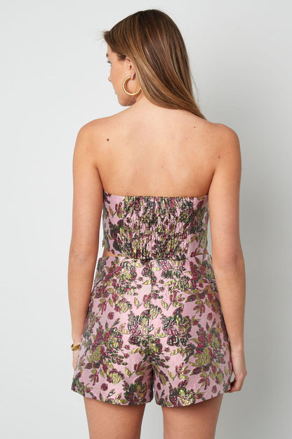 Polyester Vrouwen Mouwloze Top Bloemenprint