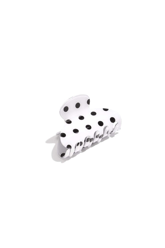 Elegant Imitation Acetate Polka Dot Hair Claw