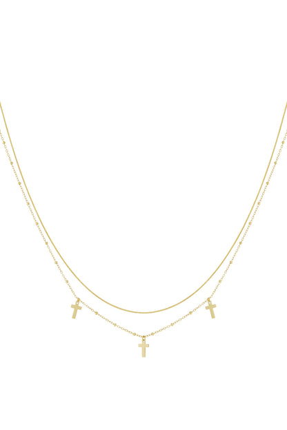   Layered Necklaces Cross Casual Daily Simple Series Women's jewelry