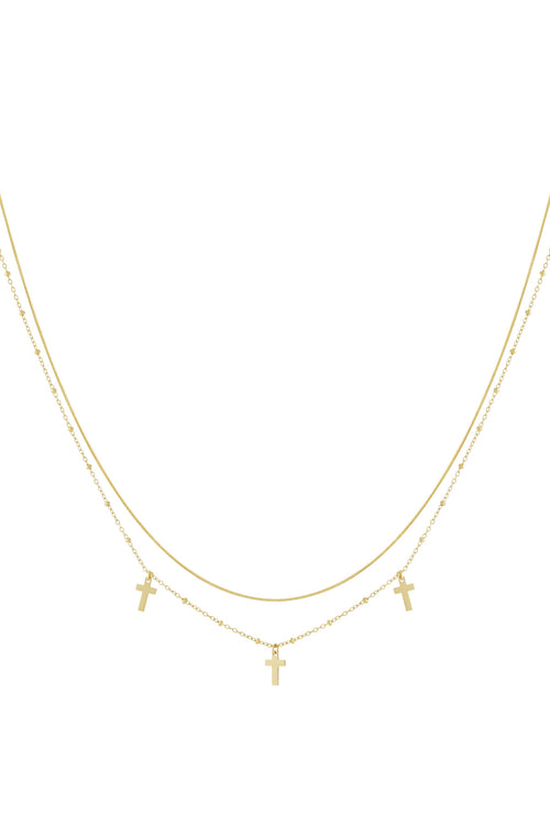   Layered Necklaces Cross Casual Daily Simple Series Women's jewelry