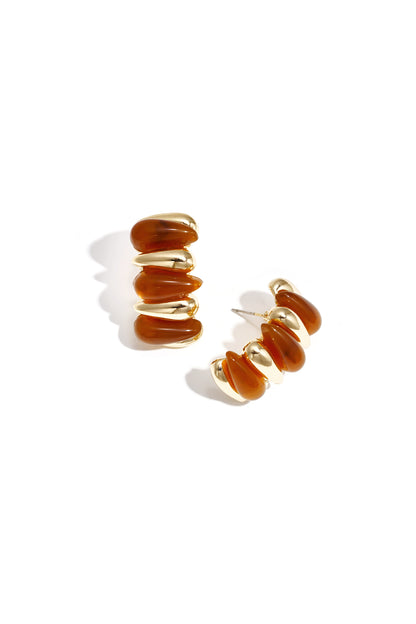 Alloy Stud Earrings Irregular Shape Casual Daily Simple Series Women's jewelry