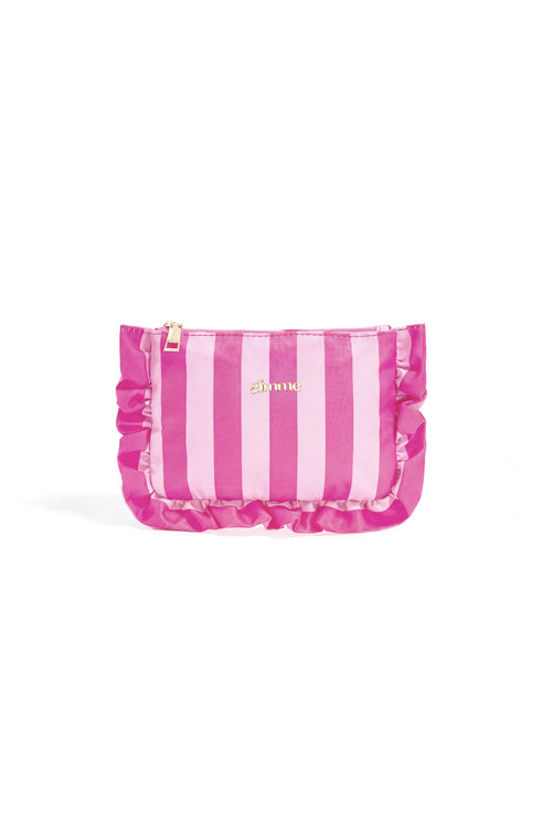Make-up tasjes met strepen, eenvoudig, polyester, dagelijkse accessoires