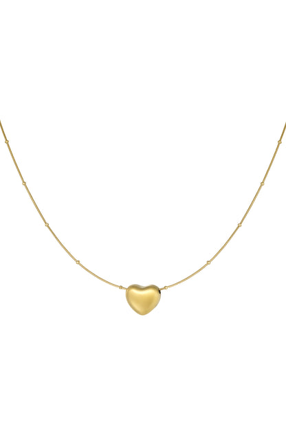 soft heart necklace