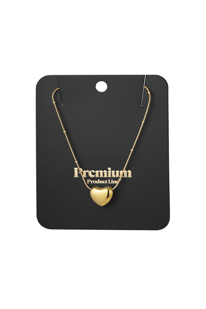 soft heart necklace