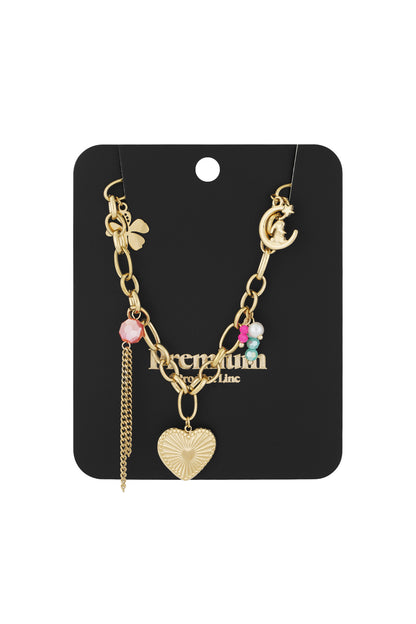 charm necklace loop dreams