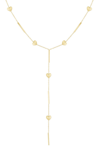 simple heart necklace