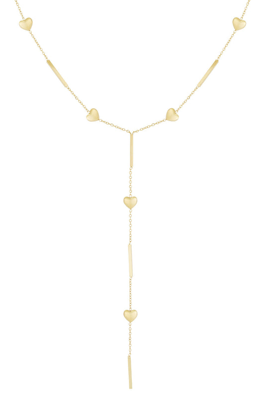 simple heart necklace