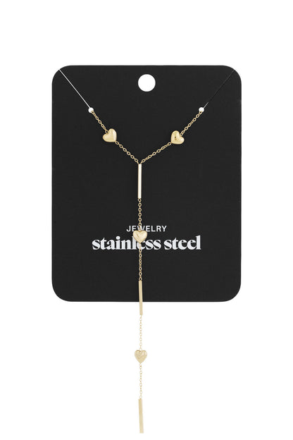 simple heart necklace