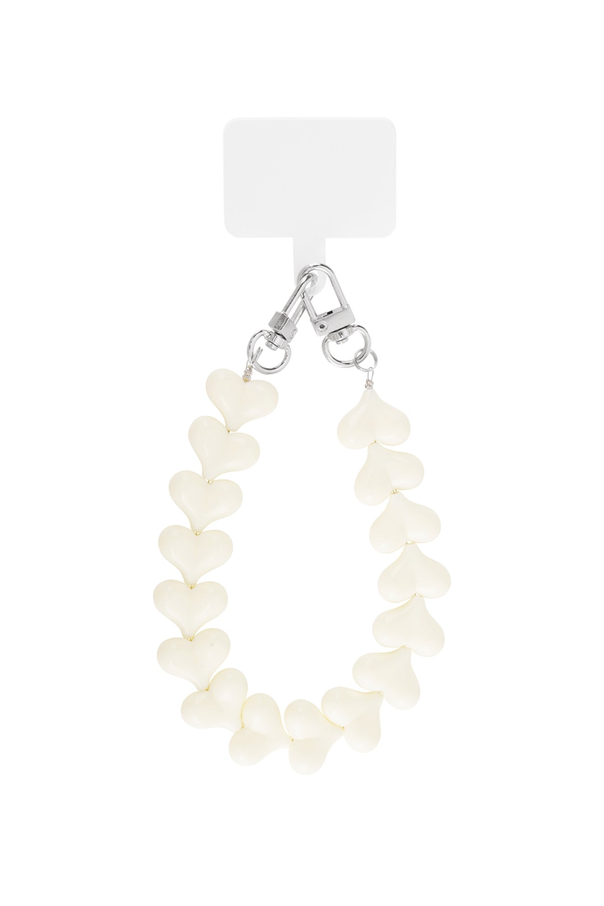 Phone cord hearts