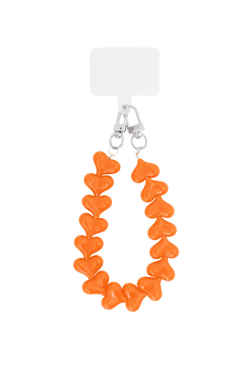 Phone cord hearts