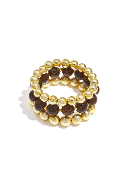 Armbanden set van 3 met kralen