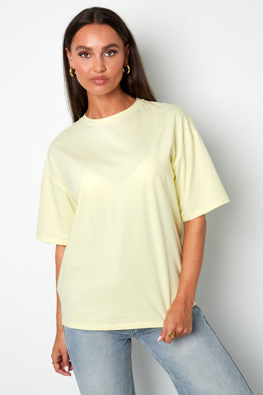 Cotton Women's T-shirt Casual Letters