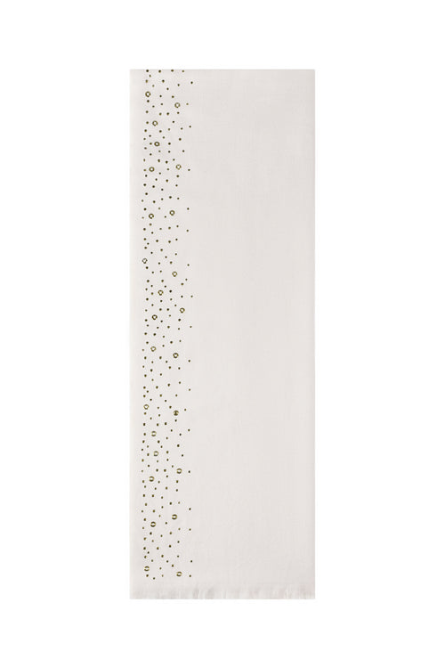 Winter scarf with stones