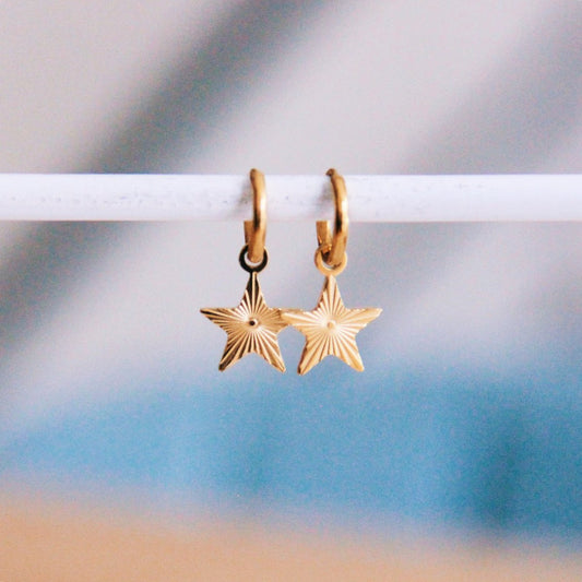 Bazou_oorbellen ster