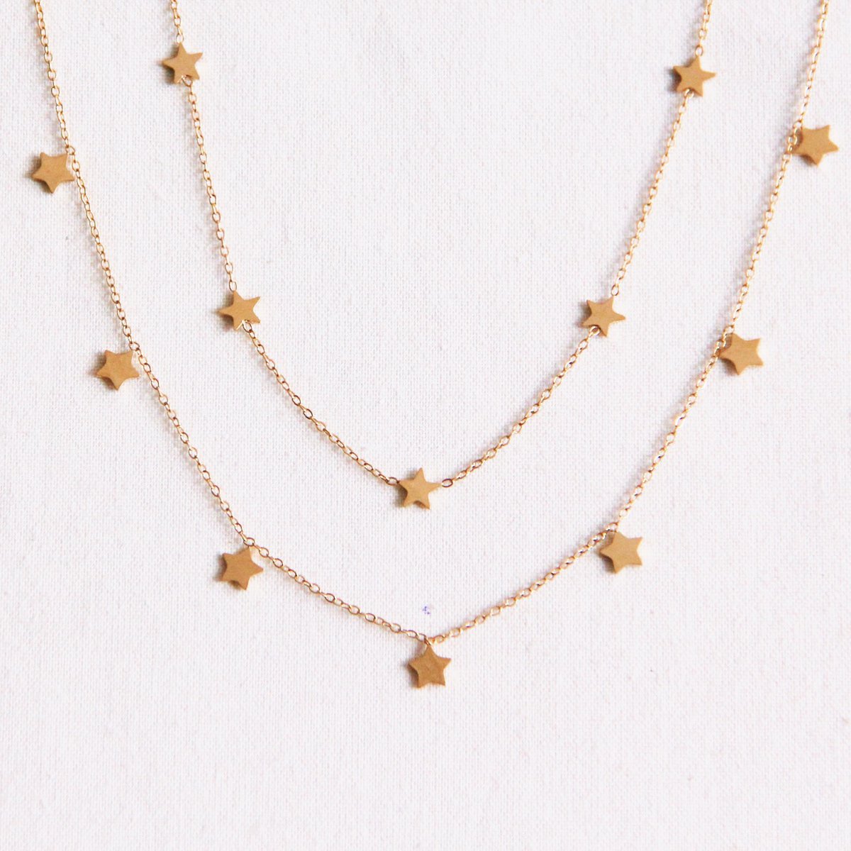 Bazou_dubbele ketting met ster