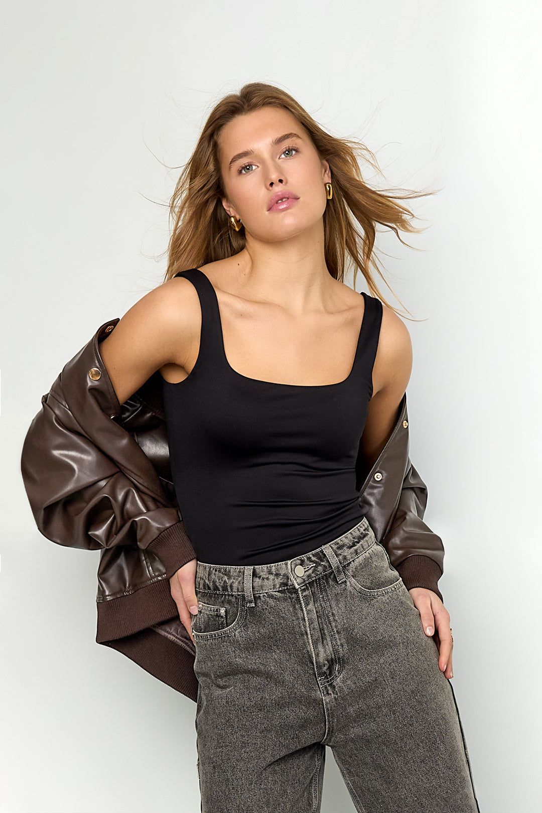 Mouwloze top