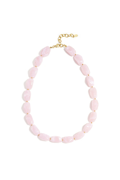 Ketting met organische kralen