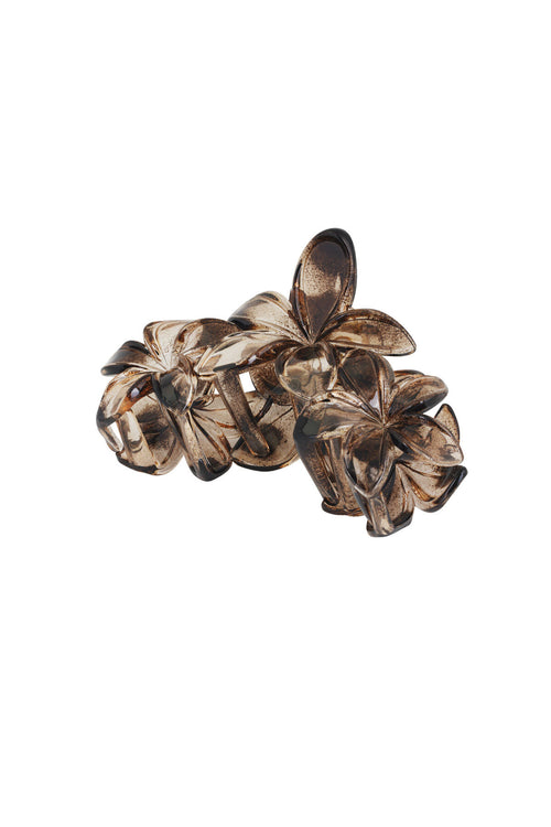 Stylish Brown Plastic Hair Clips for Effortless Elegance