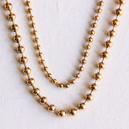 COOSZ_Bazou_dubbele ballchain ketting XL