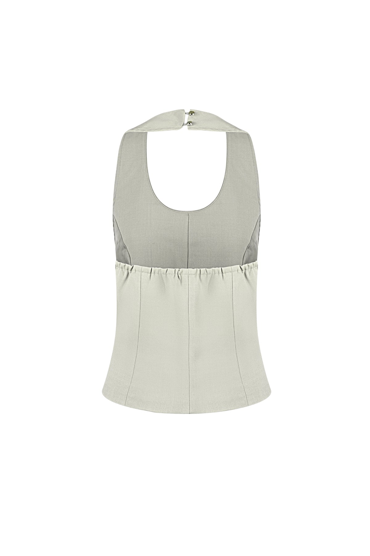Woven Polyester Fiber Women's Sleeveless Top Casual Bow Detail