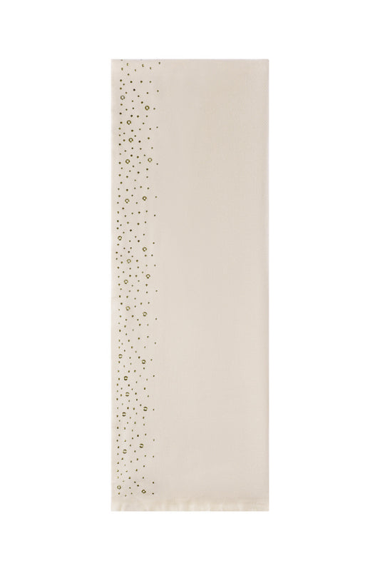 Winter scarf with stones