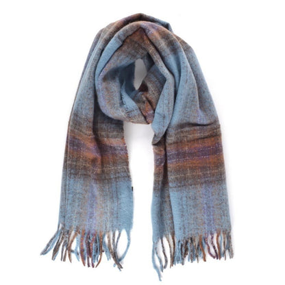 COOSZ_sjaal blauw en bruin
