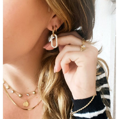 COOSZ_Bazou_oorbellen met glitter