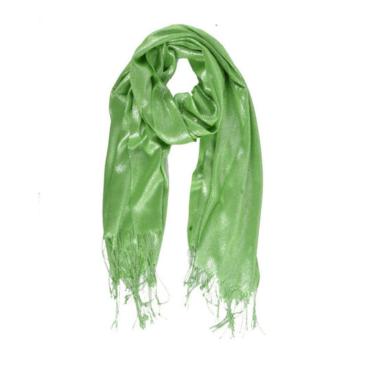 COOSZ_metallic sjaal groen