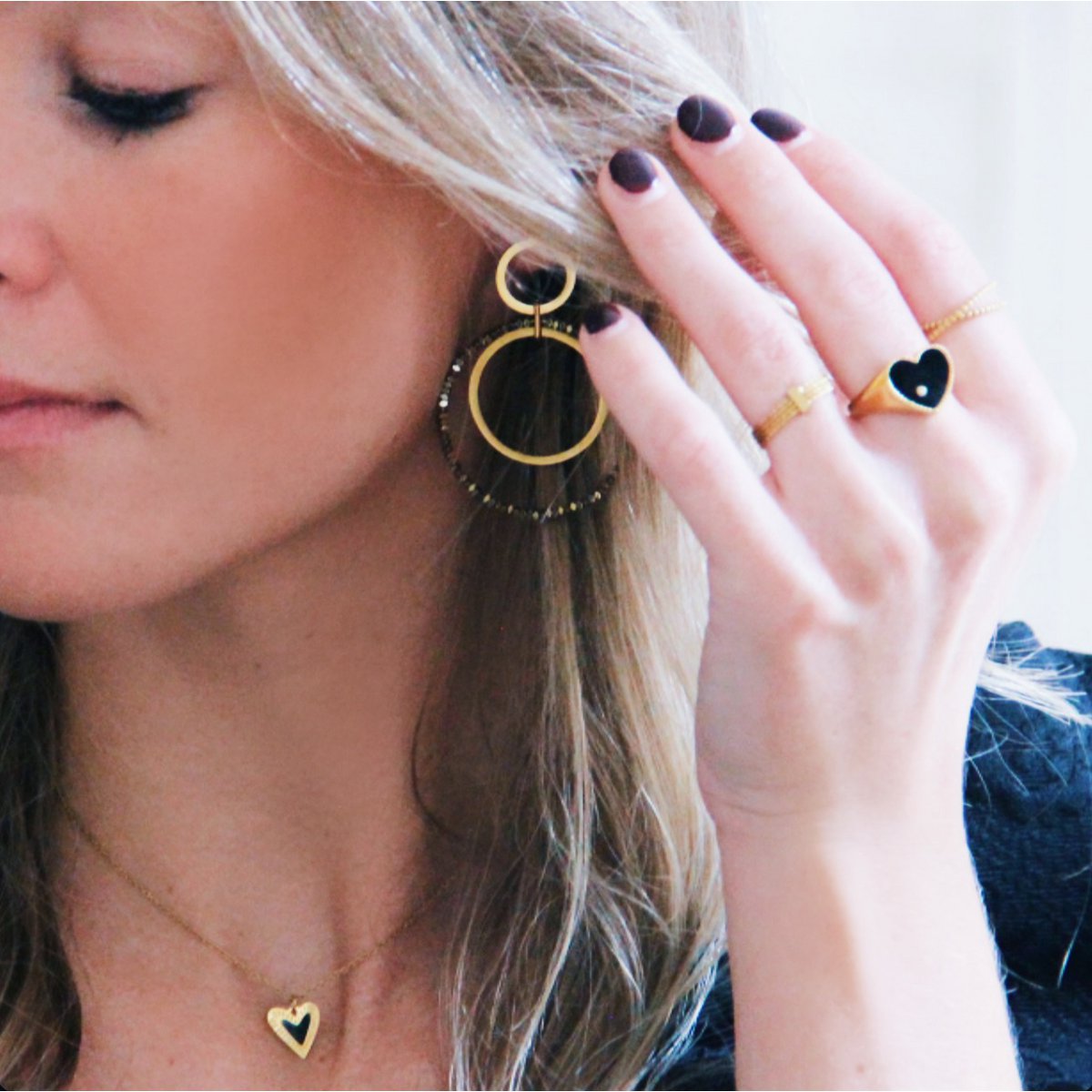 COOSZ_Bazou_statement oorbellen rond