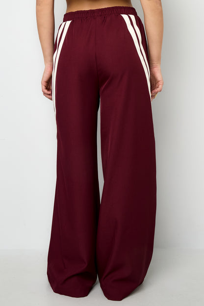Striped trousers