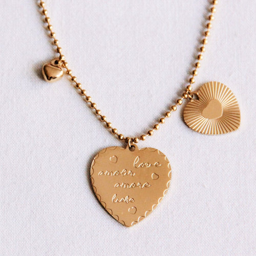 COOSZ_Bazou_charmketting met hartjes bedels