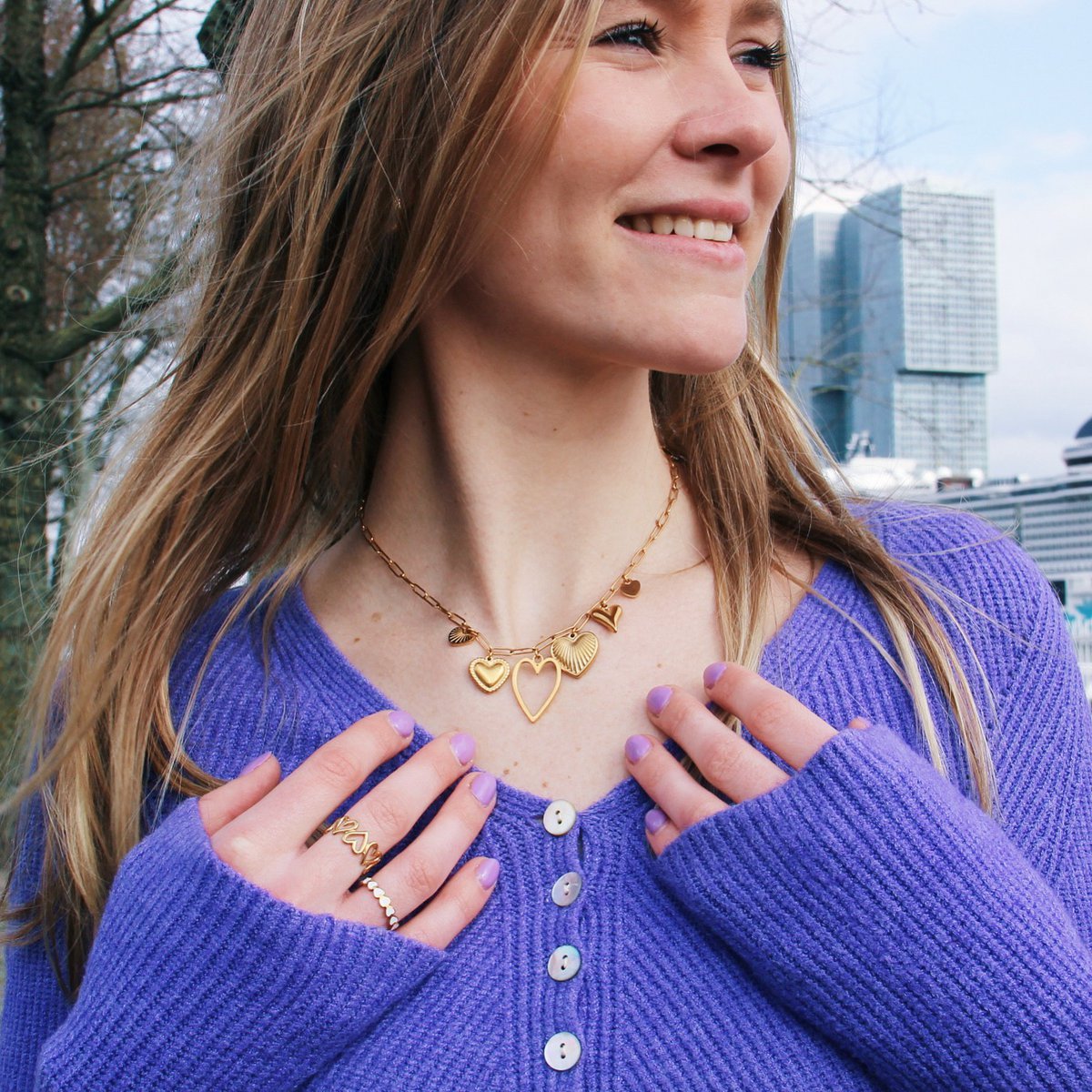 COOSZ_Bazou_chain ketting hartjes