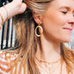 Statement Oorbellen grote ovale ring
