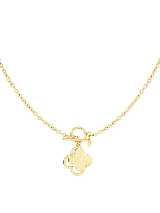 Ketting statement klaver