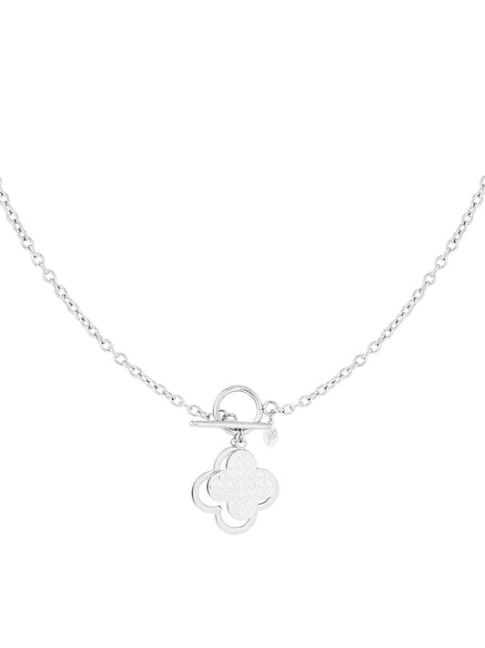 Ketting statement klaver