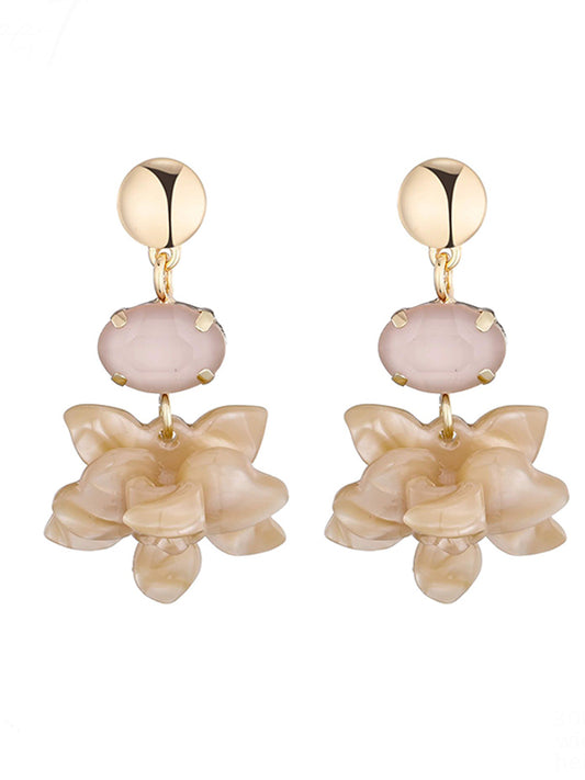 Statement oorbellen Bloem