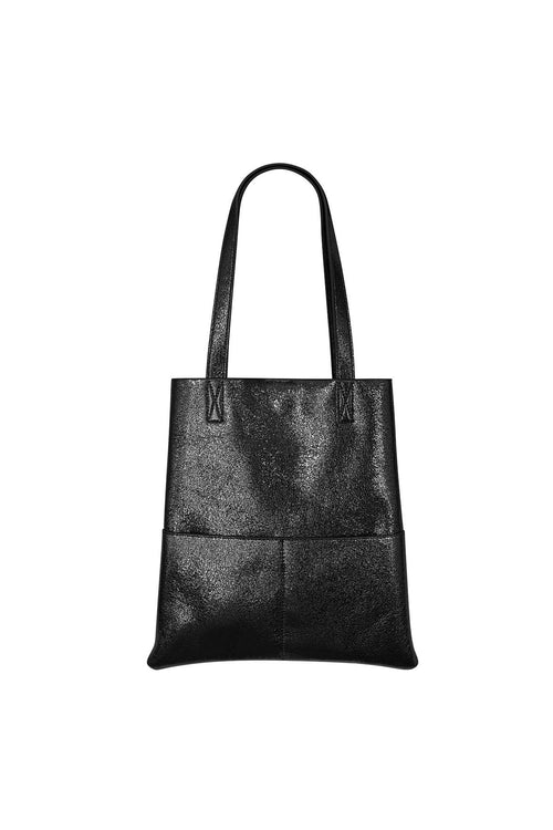 Metallic Shopper Zwart