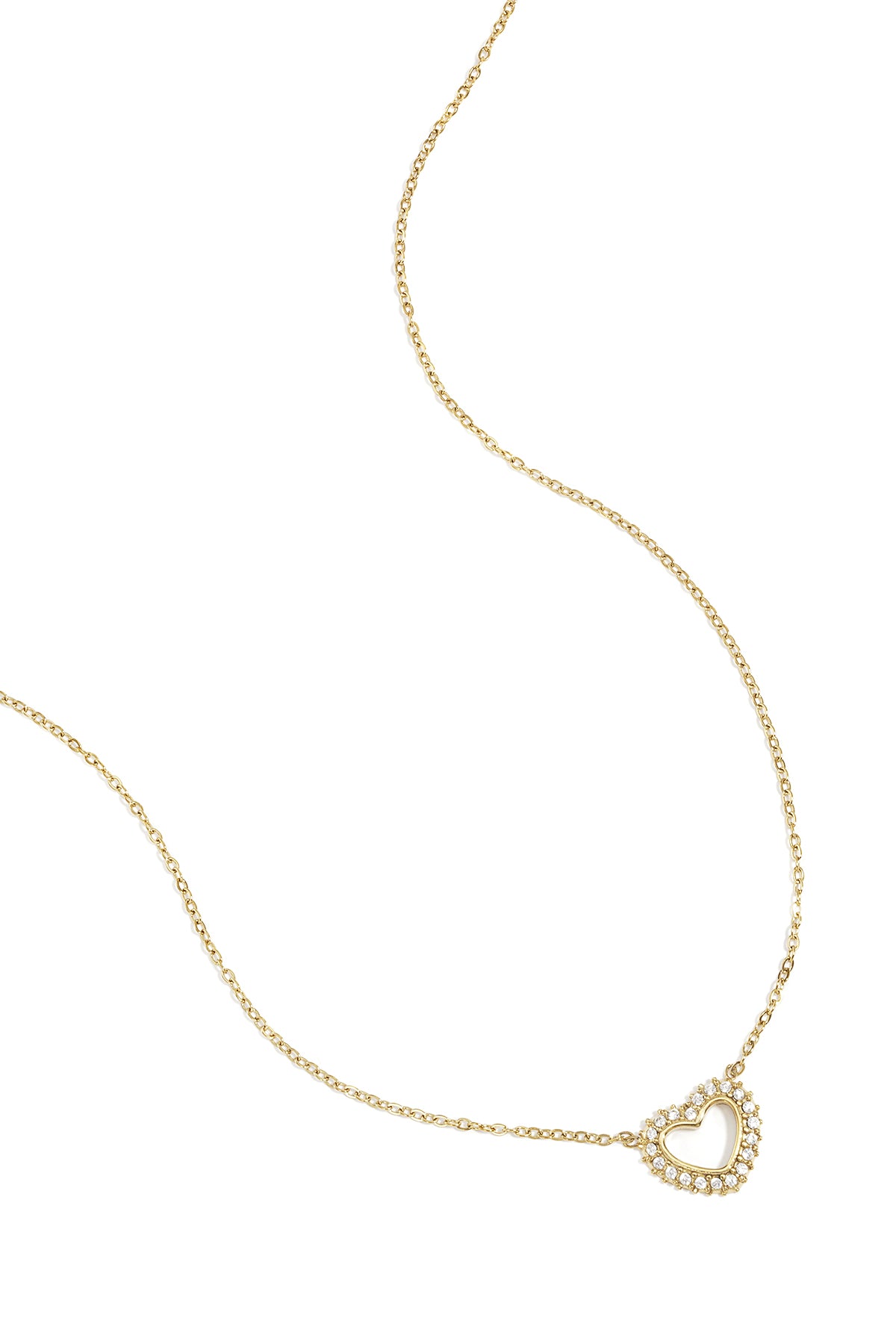 diamond heart necklace