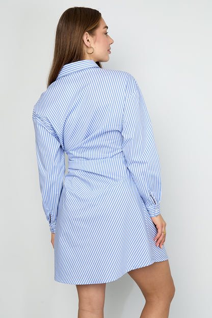 Knotted Blouse Dress