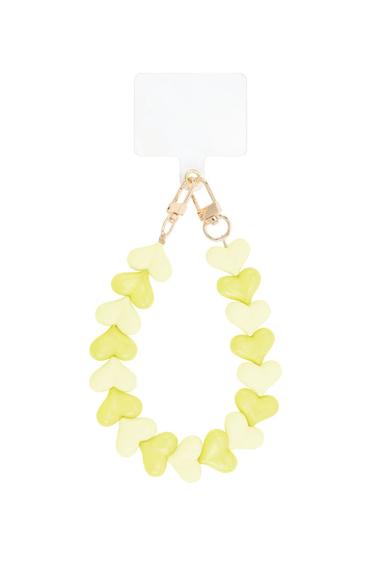 Double heart phone cords