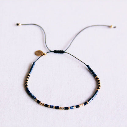 Bazou_armband zwart grijs